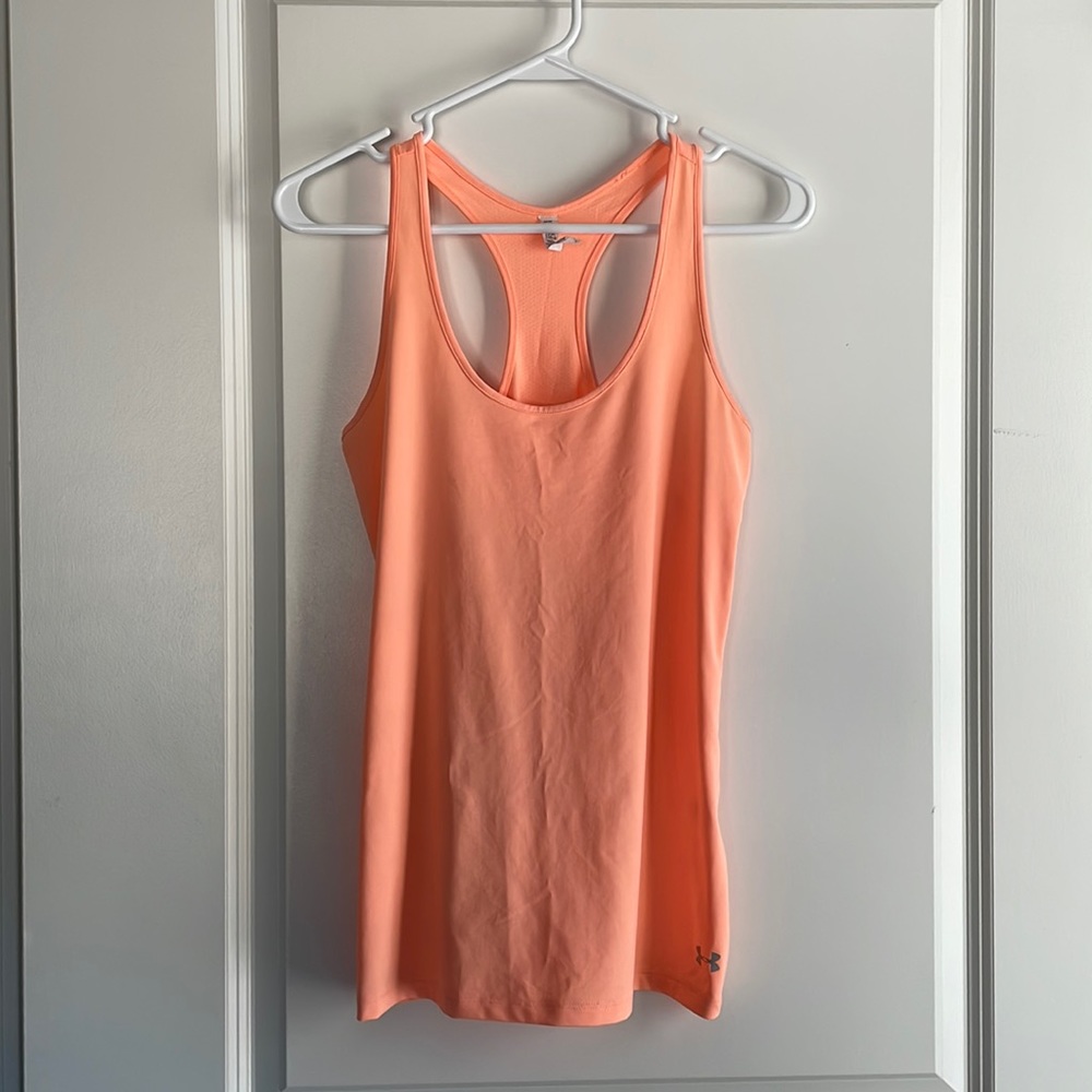 Under Armour Heat Gear racer back workout tank top
